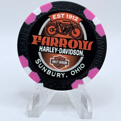 Harley-Davidson - Farrow North (A.D.) Sunbury Ohio Series 2 Advertising Chips