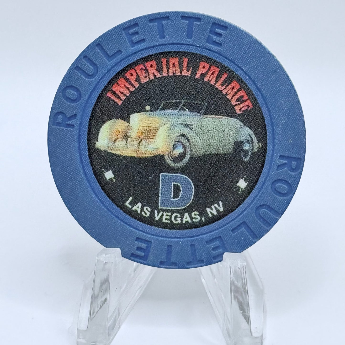 Imperial Palace Las Vegas Nevada 2003 Series 204 Dk Blue Roulette Casino Chip