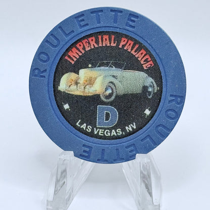 Imperial Palace Las Vegas Nevada 2003 Series 204 Dk Blue Roulette Casino Chip
