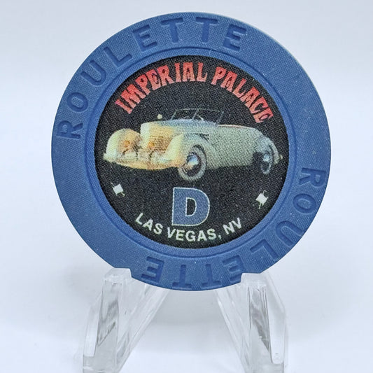 Imperial Palace Las Vegas Nevada 2003 Series 204 Dk Blue Roulette Casino Chip