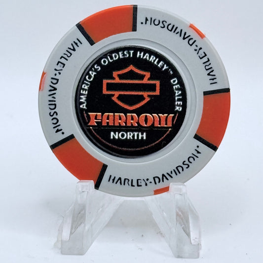 Harley-Davidson - Farrow North (A.D.) Sunbury Ohio Series 2 Advertising Chips