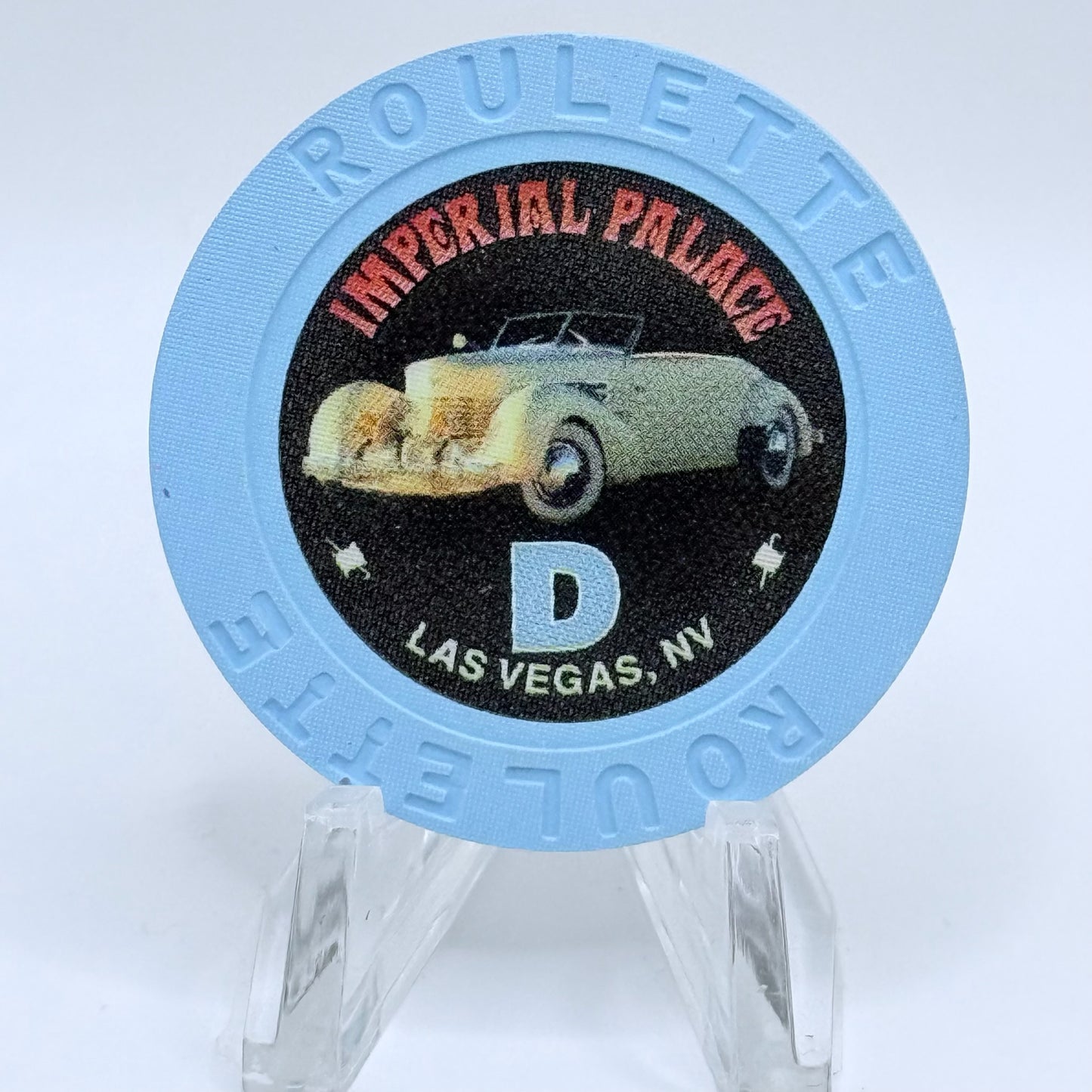 Imperial Palace Las Vegas Nevada 2003 Series 204 Lt Blue Roulette Casino Chip
