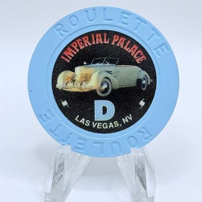 Imperial Palace Las Vegas Nevada 2003 Series 204 Lt Blue Roulette Casino Chip