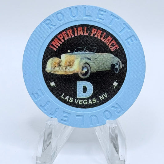 Imperial Palace Las Vegas Nevada 2003 Series 204 Lt Blue Roulette Casino Chip