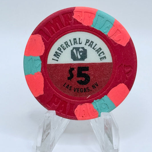 Imperial Palace Las Vegas Nevada 1992 $5 Casino Chip N1787
