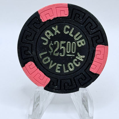 Jax Club Lovelock Nevada 1980 $25 Casino Chip N5684