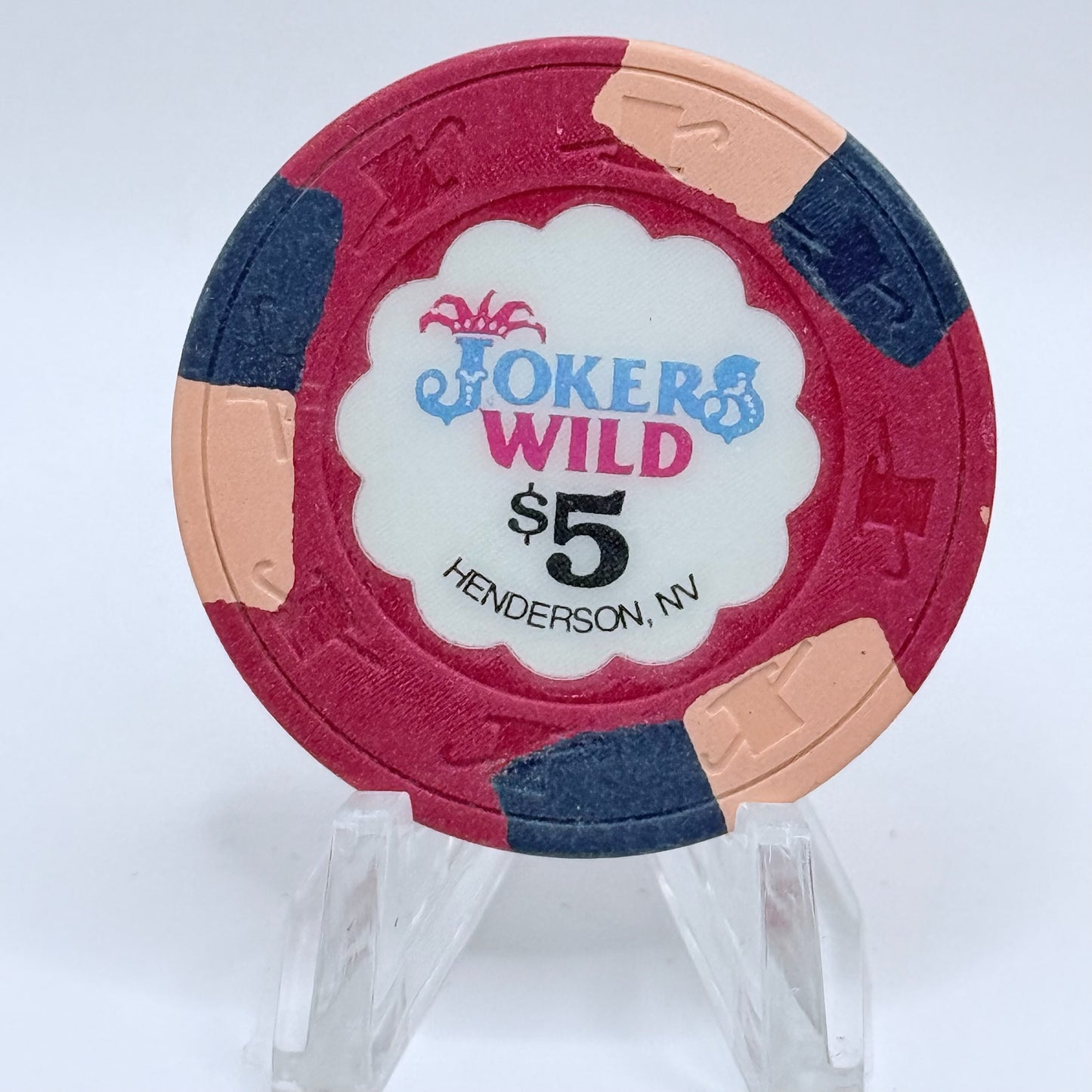 Jokers Wild Henderson Nevada 1993 $5 Casino Chip N2454