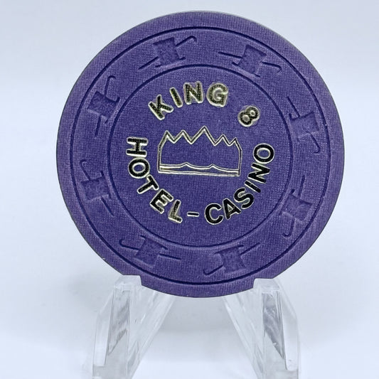 King 8 Las Vegas Nevada 1970s $5 NCV Casino Chip N8657