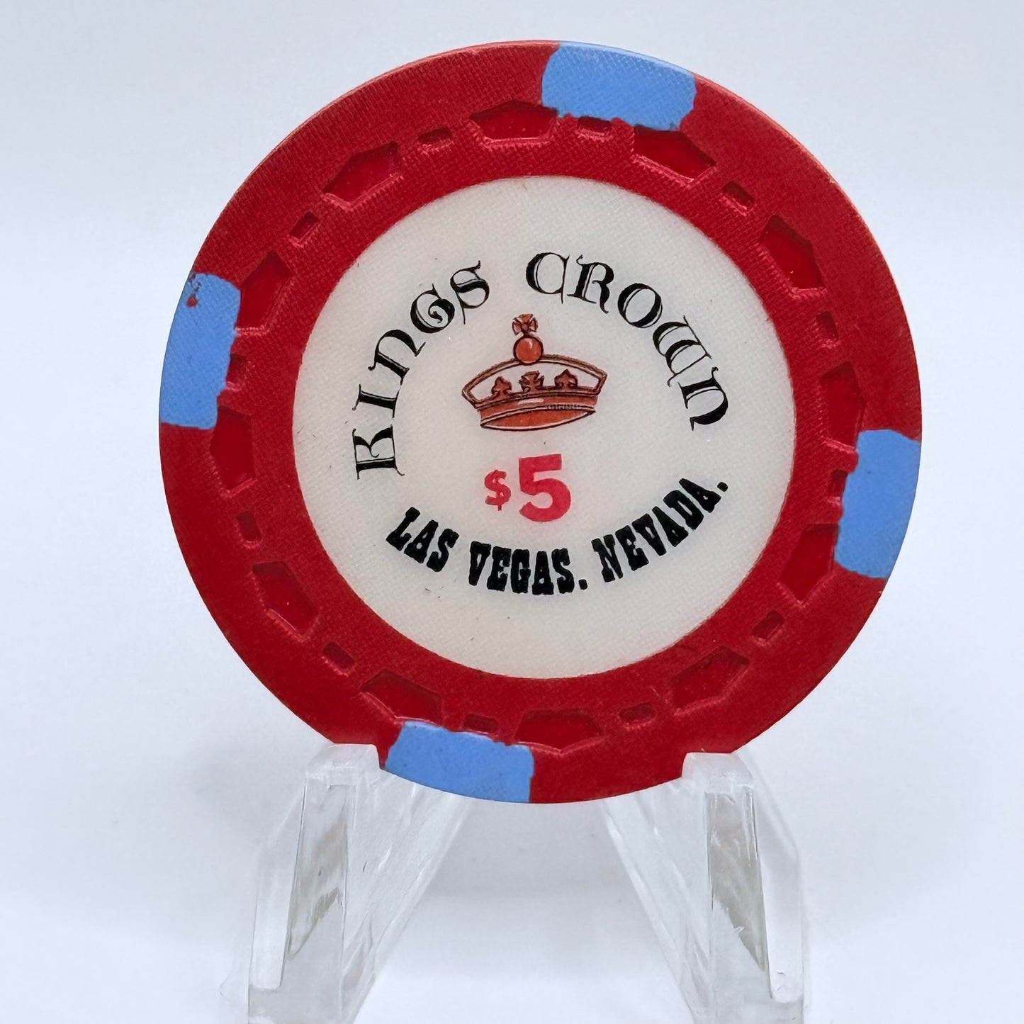 Kings Crown Las Vegas Nevada 1966 $5 Casino Chip N1824