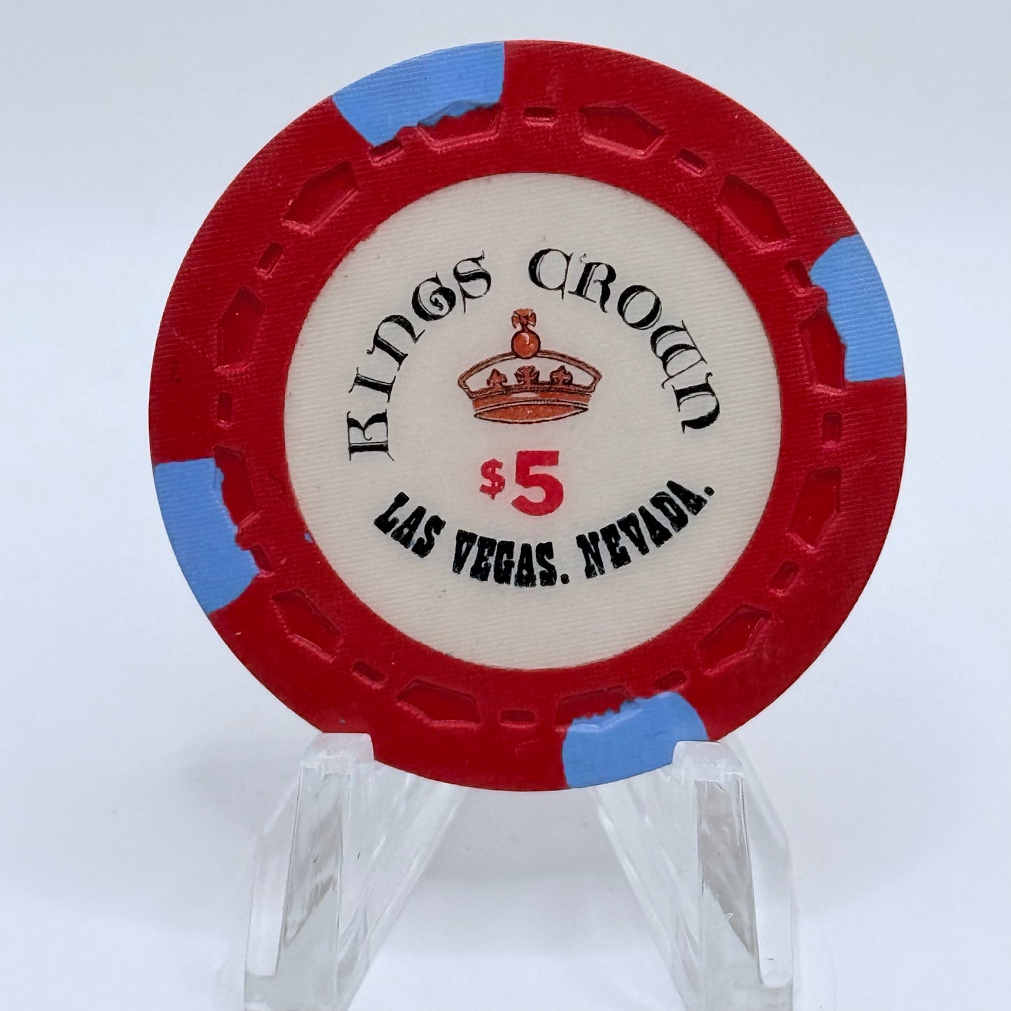 Kings Crown Las Vegas Nevada 1966 $5 Casino Chip N1824