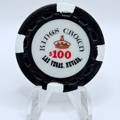 Kings Crown Las Vegas Nevada 1980s $100 Imitation Chip N1820