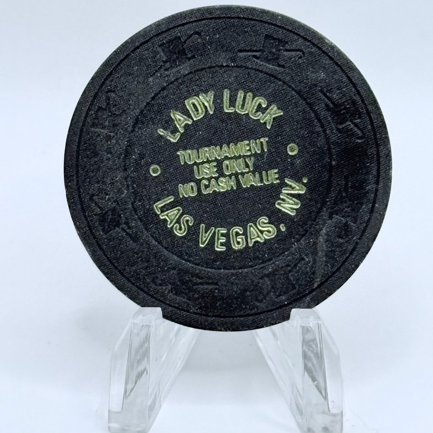 Lady Luck Las Vegas Nevada 1980s NCV Casino Chip N3545