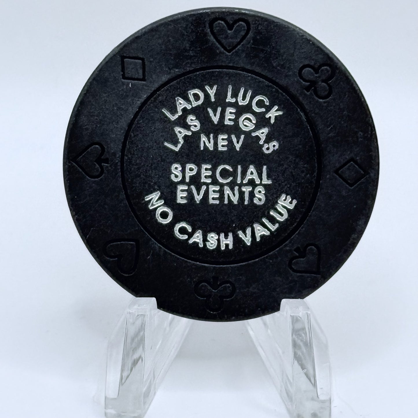 Lady Luck Las Vegas Nevada 1980s NCV Casino Chip V2868