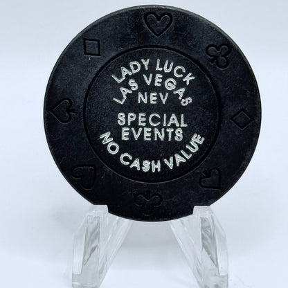 Lady Luck Las Vegas Nevada 1980s NCV Casino Chip V2868