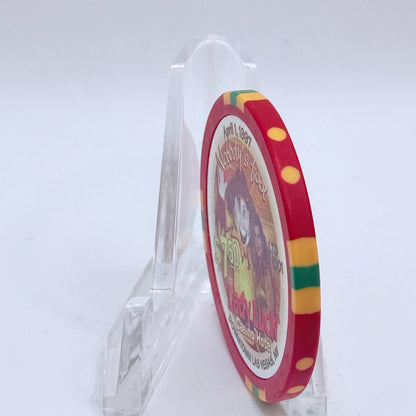 Lady Luck Las Vegas Nevada 1997 'April Fools' LE $7.50 Casino Chip N8666