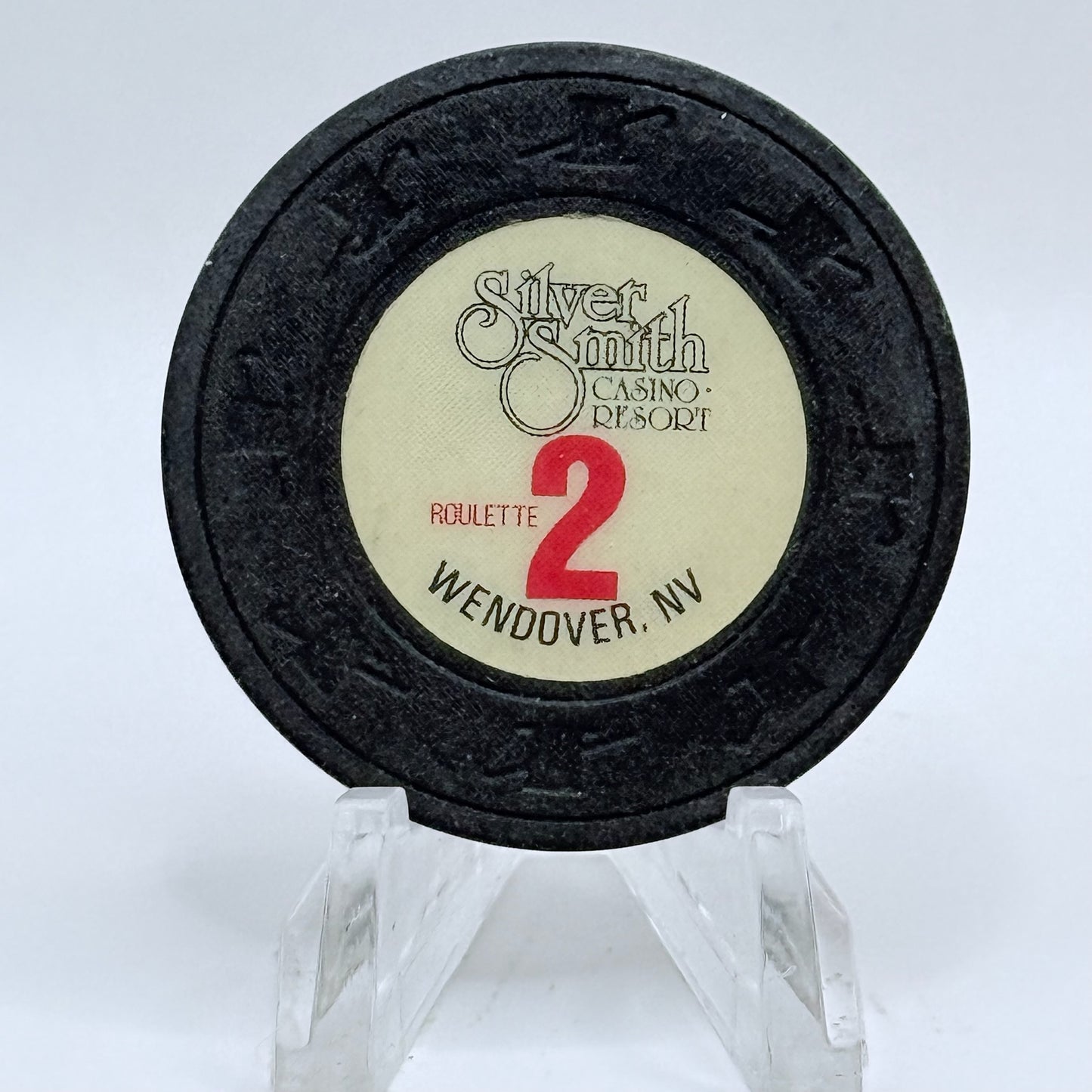 Silver Smith Wendover Nevada Series 4 Roulette Casino Chip
