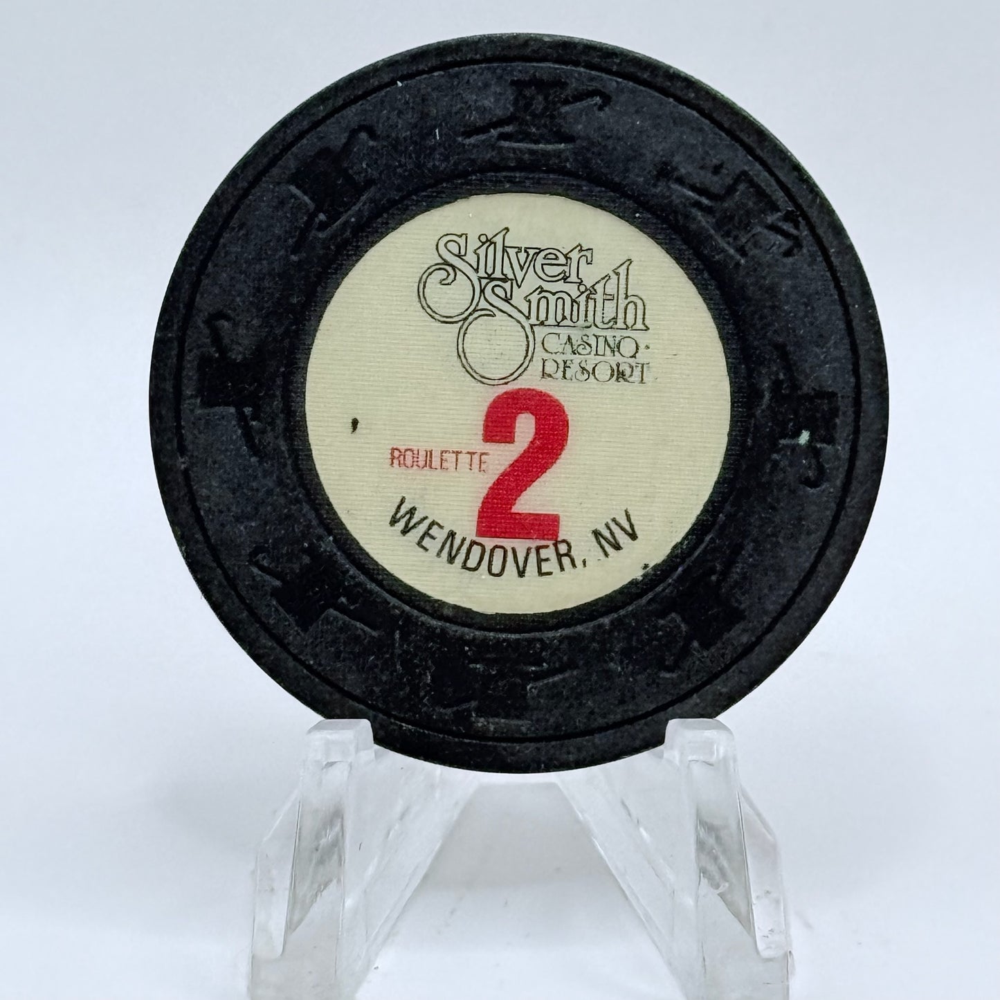 Silver Smith Wendover Nevada Series 4 Roulette Casino Chip