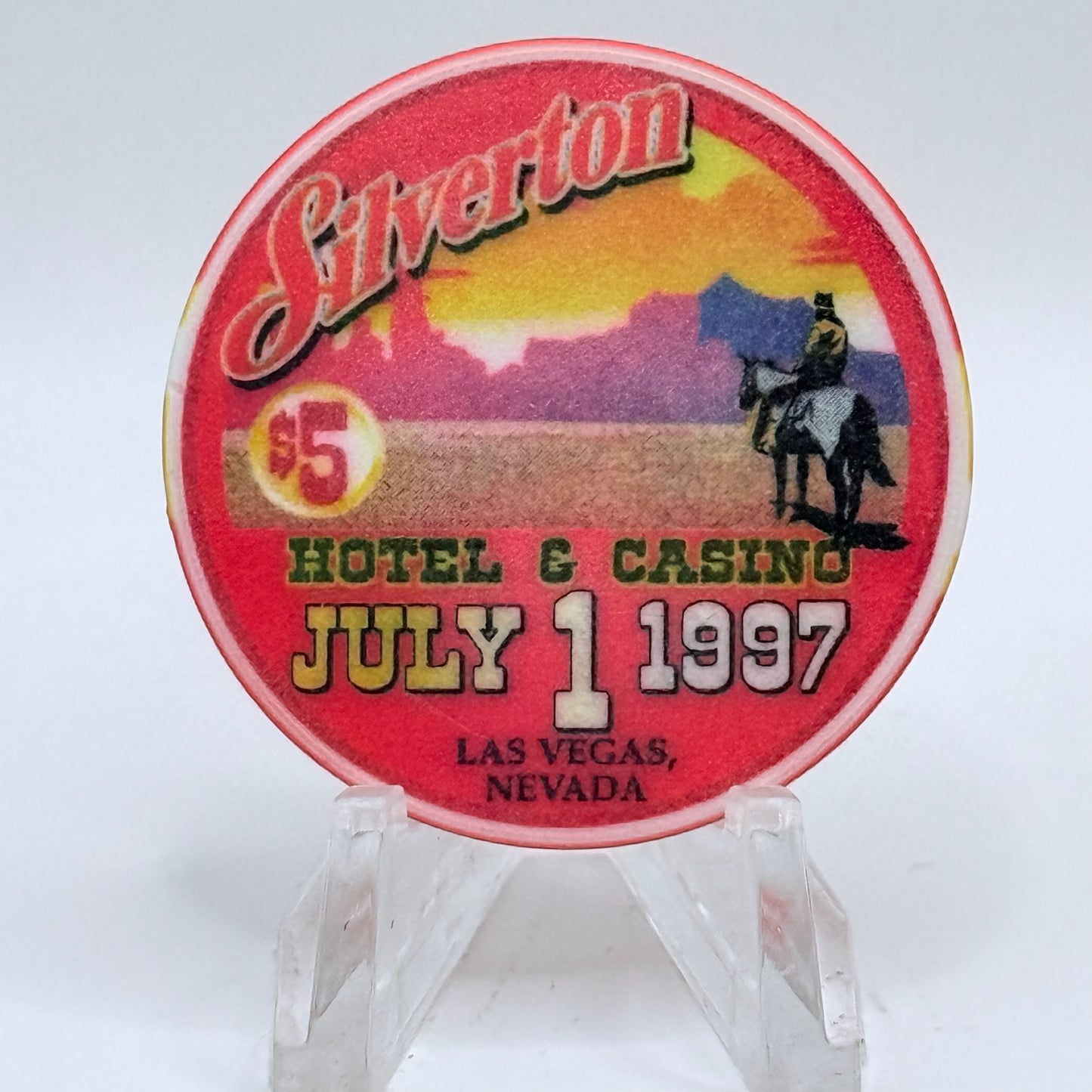 Silverton Las Vegas Nevada 1997 LE $5 Casino Chip V1544