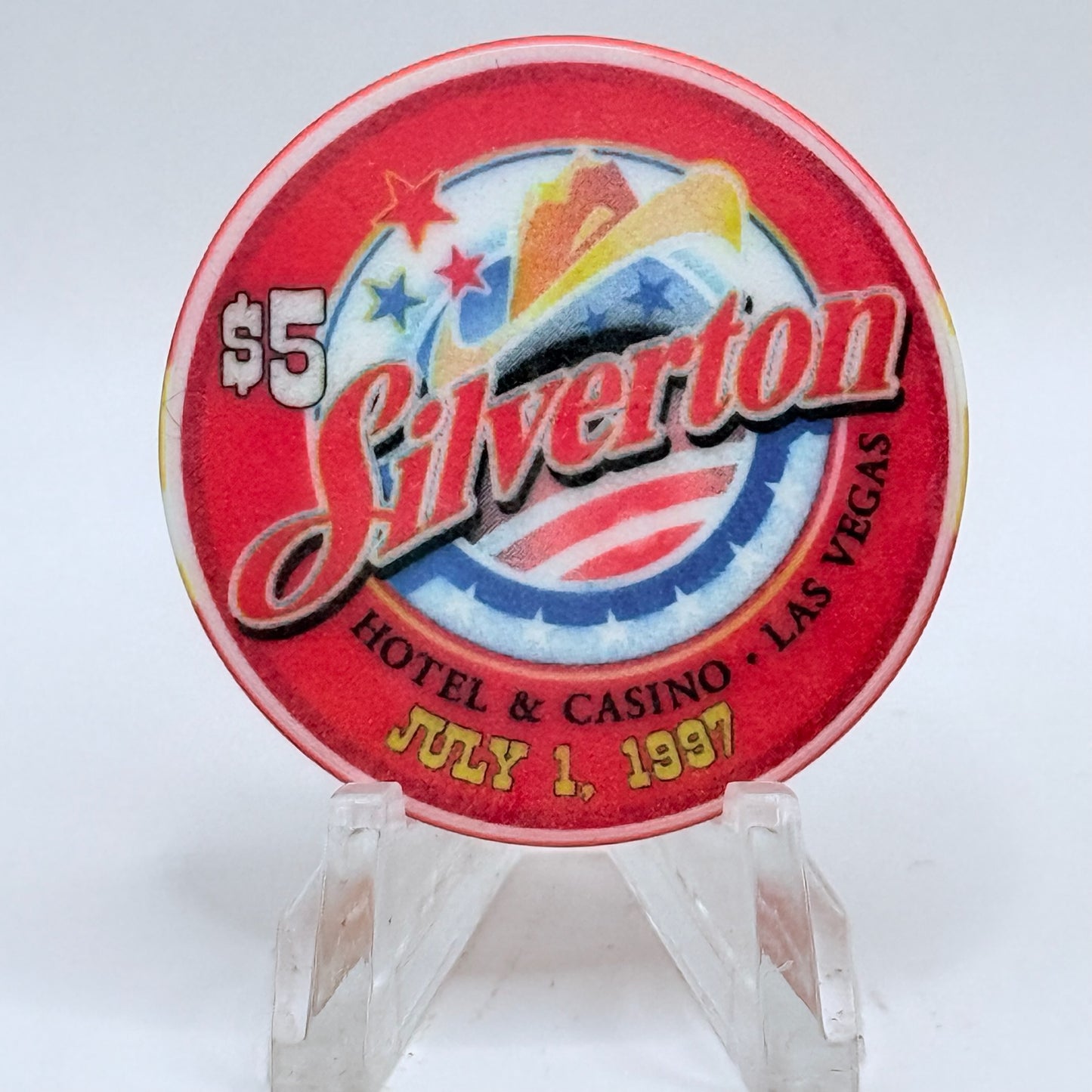 Silverton Las Vegas Nevada 1997 LE $5 Casino Chip V1544