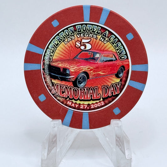 Silverton Las Vegas Nevada 2002 'Memorial Day' LE $5 Casino Chip E2562