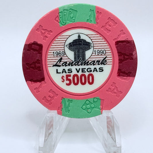 Landmark Las Vegas Nevada 1994 Series 1 LE $5000 Borland Imitation Chip V2889