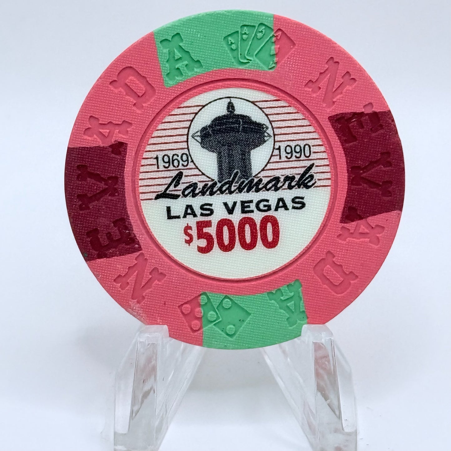 Landmark Las Vegas Nevada 1994 Series 1 LE $5000 Borland Imitation Chip V2889