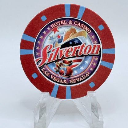 Silverton Las Vegas Nevada 2002 'Labor Day' LE $5 Casino Chip E2561