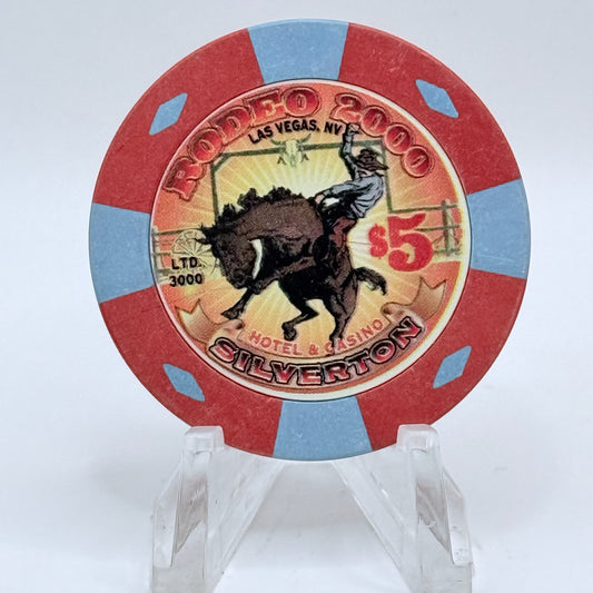 Silverton Las Vegas Nevada 2000 'Rodeo' LE $5 Casino Chip V7450