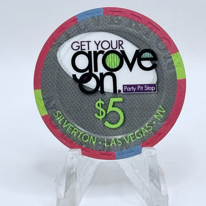 Silverton Las Vegas Nevada 2011 'Get your Grove on' LE $5 Casino Chip D0325