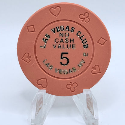 Las Vegas Club Las Vegas Nevada 2002 $5 NCV Casino Chip E9135