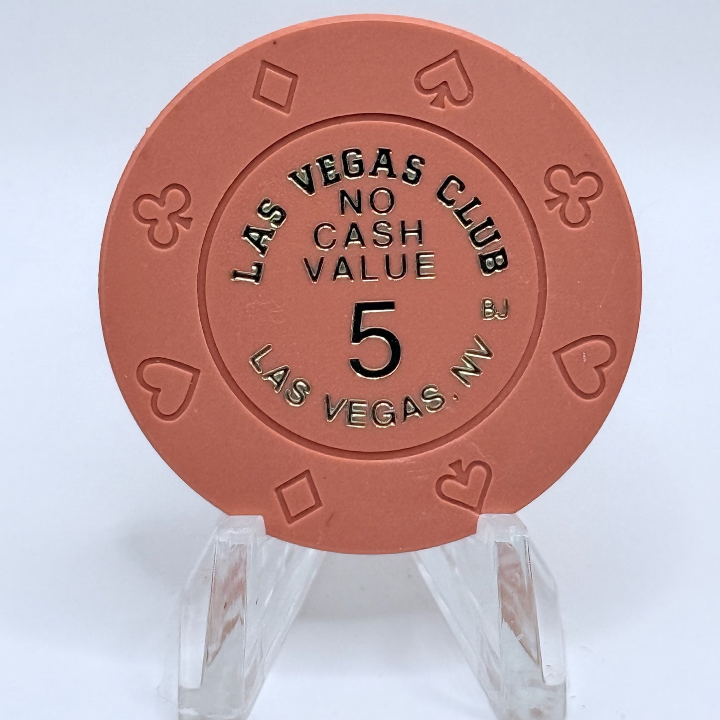 Las Vegas Club Las Vegas Nevada 2002 $5 NCV Casino Chip E9135