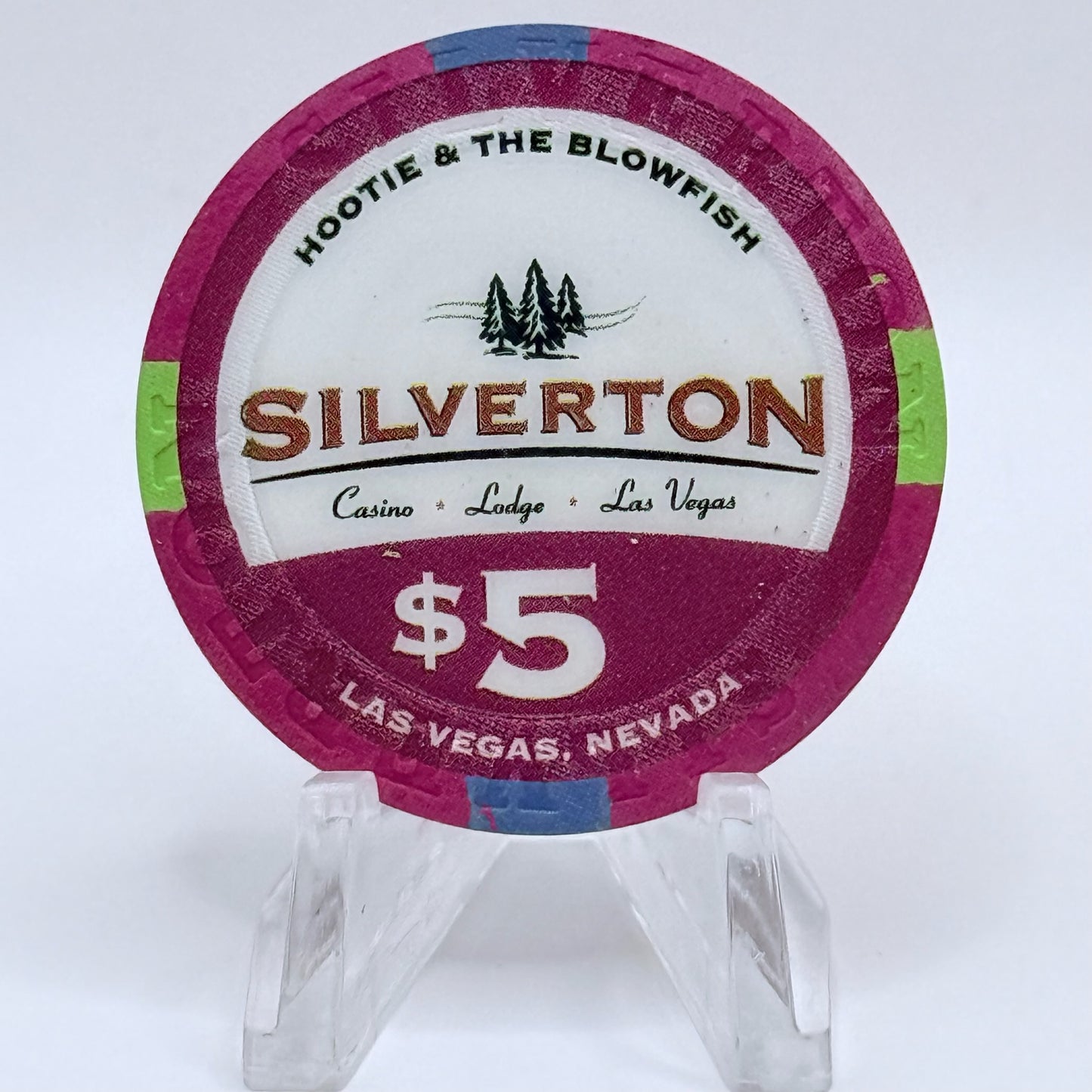 Silverton Las Vegas Nevada 2005 'Hootie & the Blowfish' LE $5 Casino Chip E4989