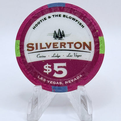 Silverton Las Vegas Nevada 2005 'Hootie & the Blowfish' LE $5 Casino Chip E4989