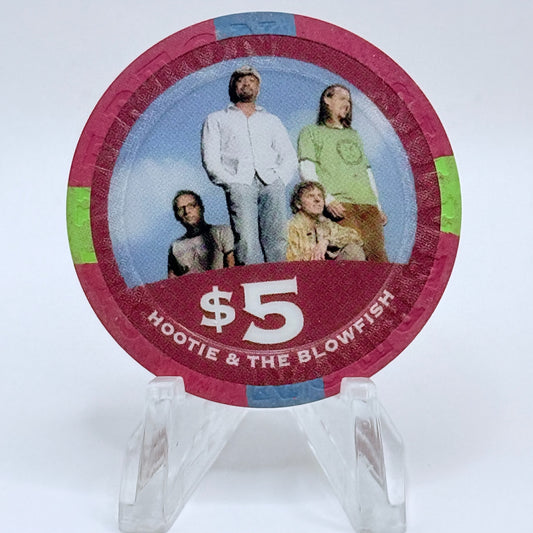 Silverton Las Vegas Nevada 2005 'Hootie & the Blowfish' LE $5 Casino Chip E4991