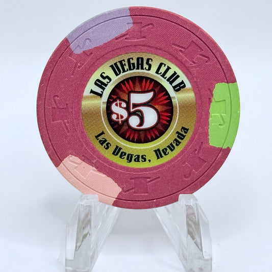 Las Vegas Club Las Vegas Nevada 2008 $5 Casino Chip E8102