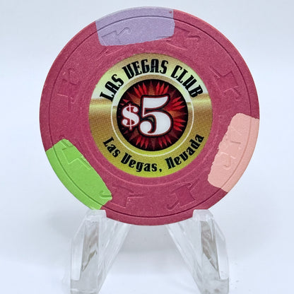 Las Vegas Club Las Vegas Nevada 2008 $5 Casino Chip E8102