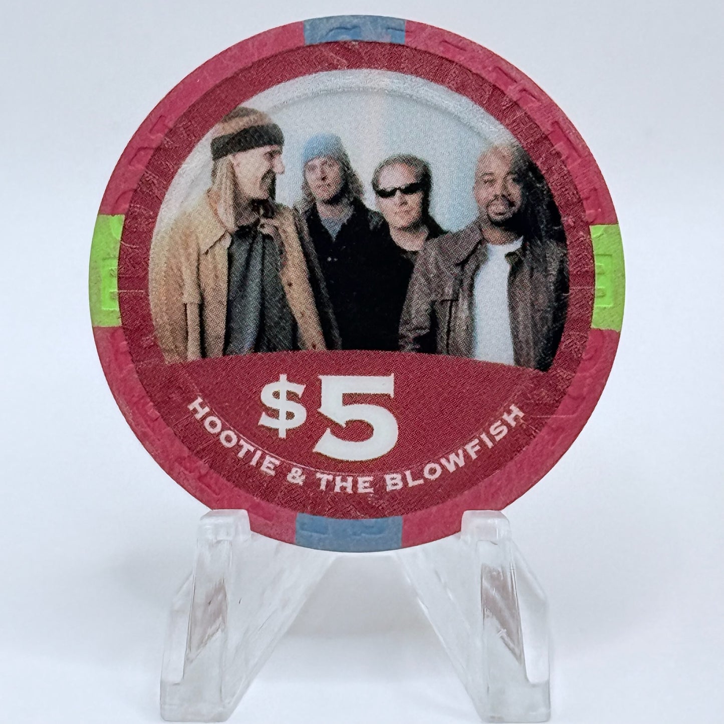 Silverton Las Vegas Nevada 2005 'Hootie & the Blowfish' LE $5 Casino Chip E5432