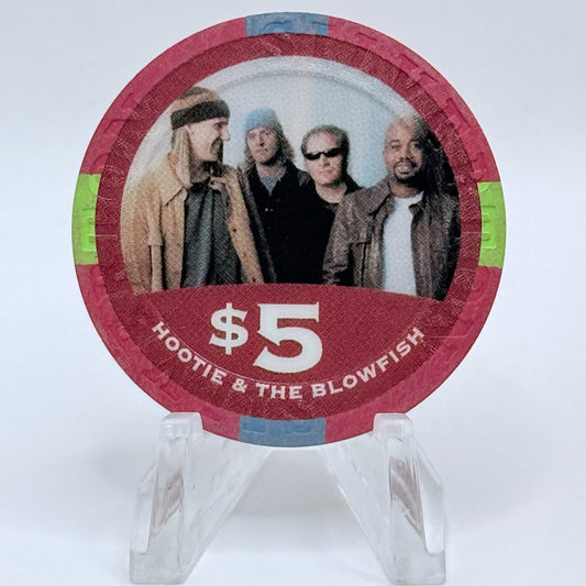 Silverton Las Vegas Nevada 2005 'Hootie & the Blowfish' LE $5 Casino Chip E5432