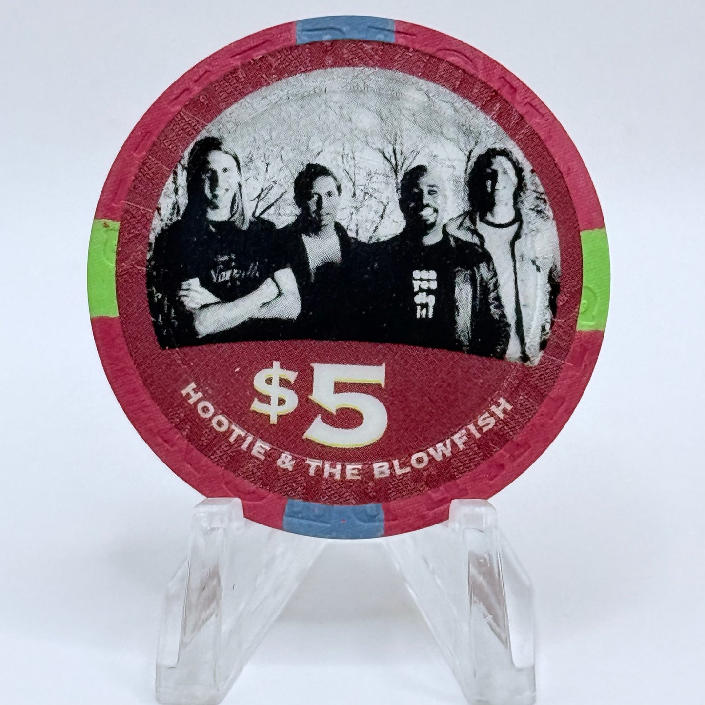 Silverton Las Vegas Nevada 2005 'Hootie & the Blowfish' LE $5 Casino Chip E4990