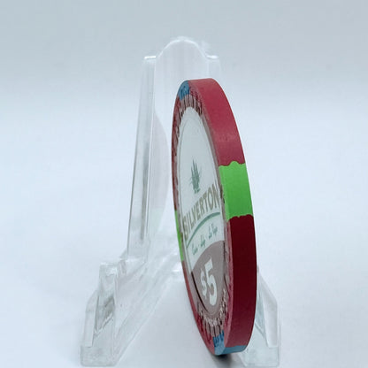 Silverton Las Vegas Nevada 2005 'Hootie & the Blowfish' LE $5 Casino Chip E4990