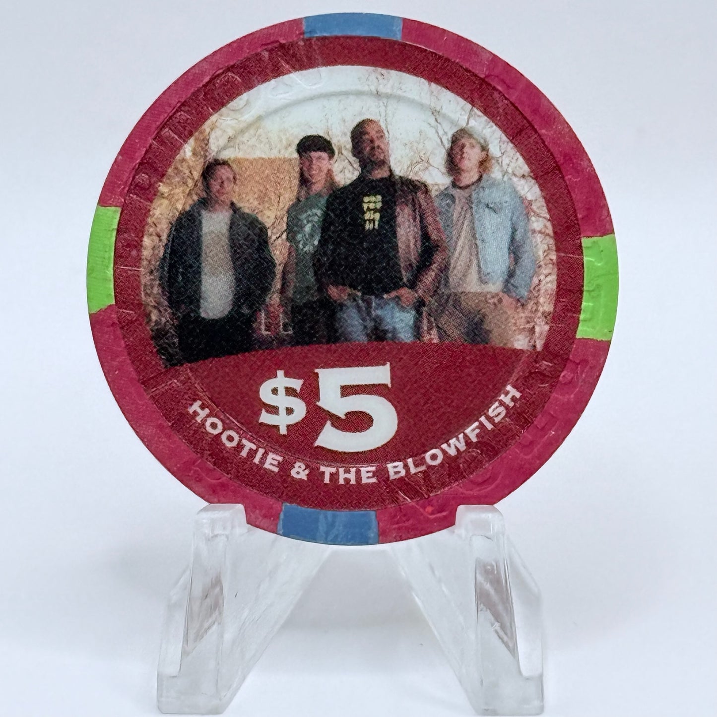 Silverton Las Vegas Nevada 2005 'Hootie & the Blowfish' LE $5 Casino Chip E5433