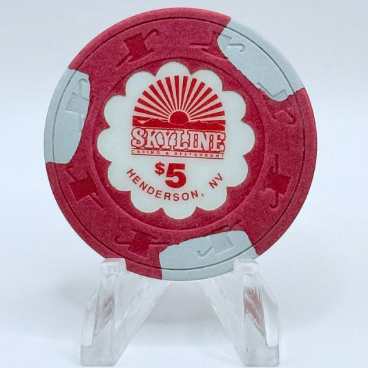 Skyline Casino Henderson Nevada 1992 $5 Casino Chip N6276