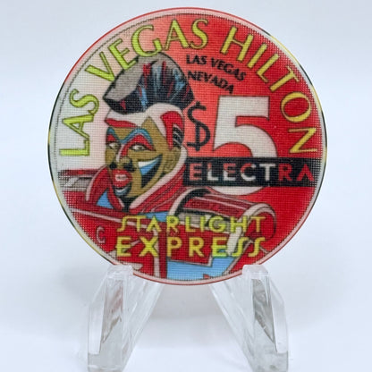 Las Vegas Hilton Las Vegas Nevada 1997 'Electra' $5 Casino Chip N0632