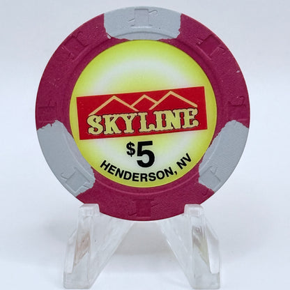 Skyline Casino Henderson Nevada 2005 $5 Casino Chip E4641