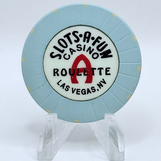 Slots-A-Fun Las Vegas Nevada 1998 Series 181 Roulette Casino Chip V3435