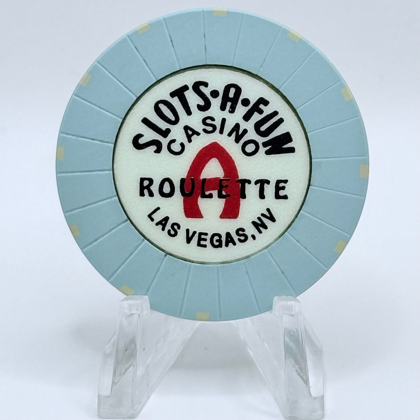 Slots-A-Fun Las Vegas Nevada 1998 Series 181 Roulette Casino Chip V3435