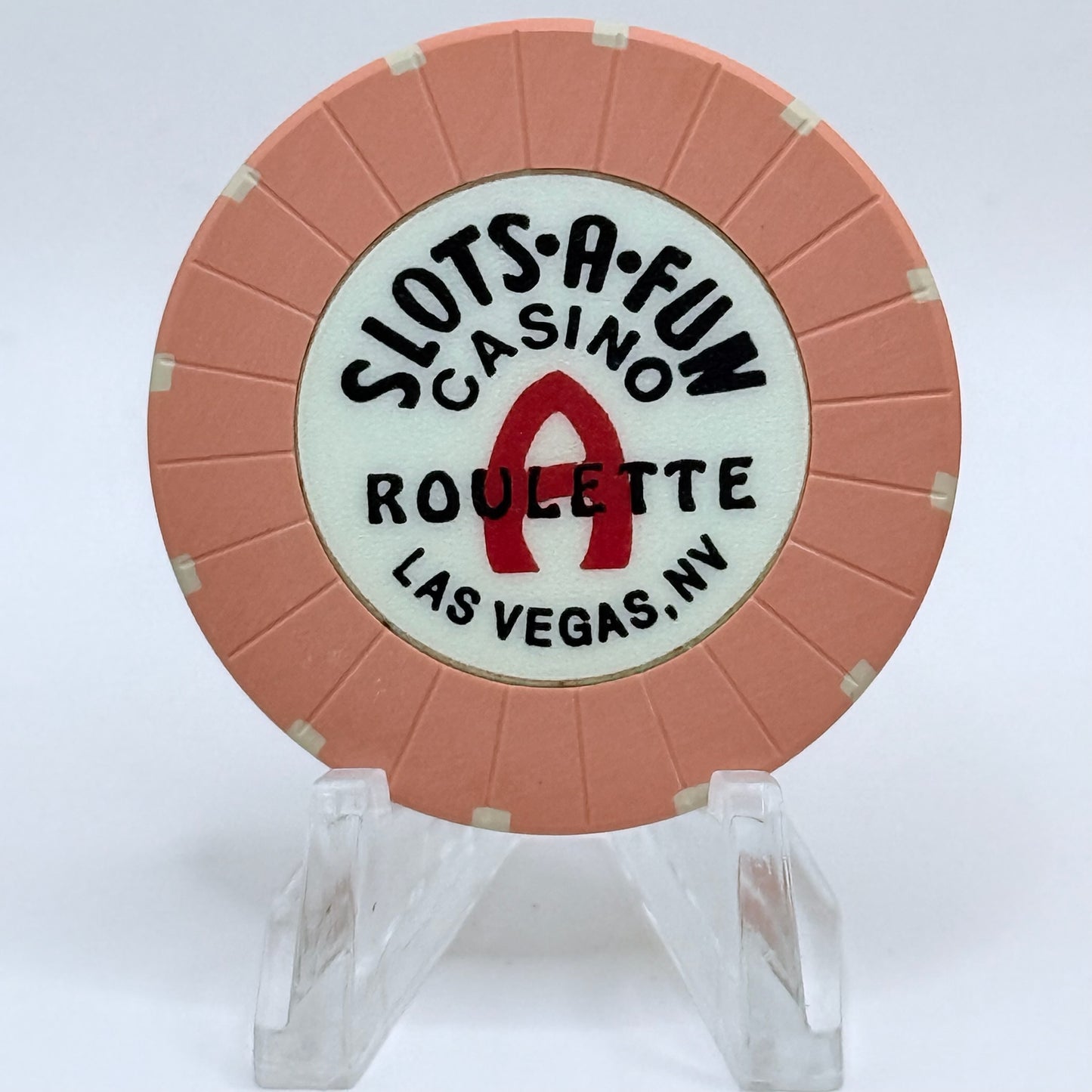 Slots-A-Fun Las Vegas Nevada 1998 Series 181 Roulette Casino Chip V3435