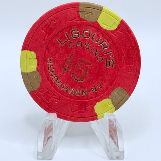 Ligouri's Casino Henderson Nevada 1984 $5 Casino Chip N2526
