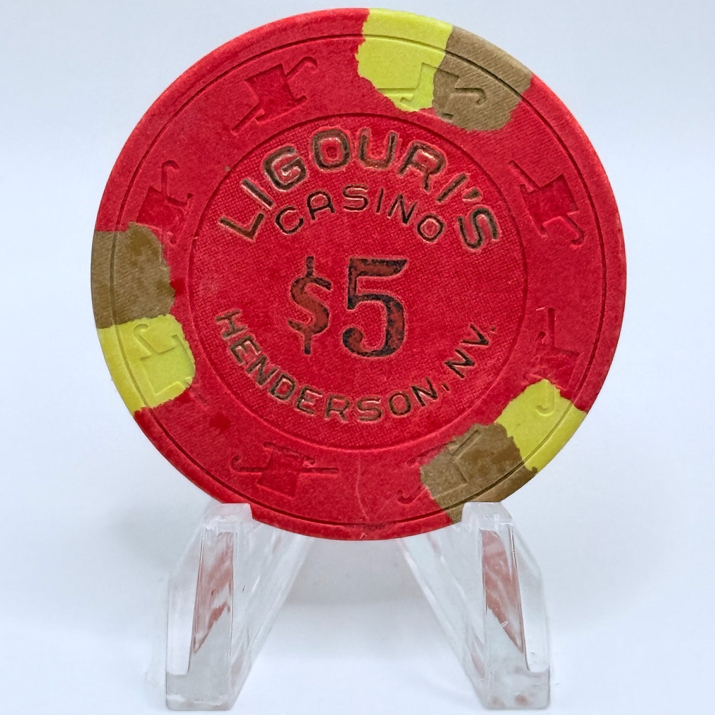 Ligouri's Casino Henderson Nevada 1984 $5 Casino Chip N2526
