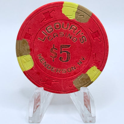 Ligouri's Casino Henderson Nevada 1984 $5 Casino Chip N2526